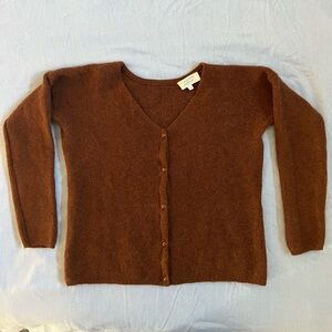 Sezane Gaspard Cardigan - Small, Camel
